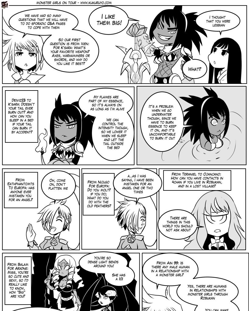 Monster girls on tour - Episode 90, Page 1: Page 090